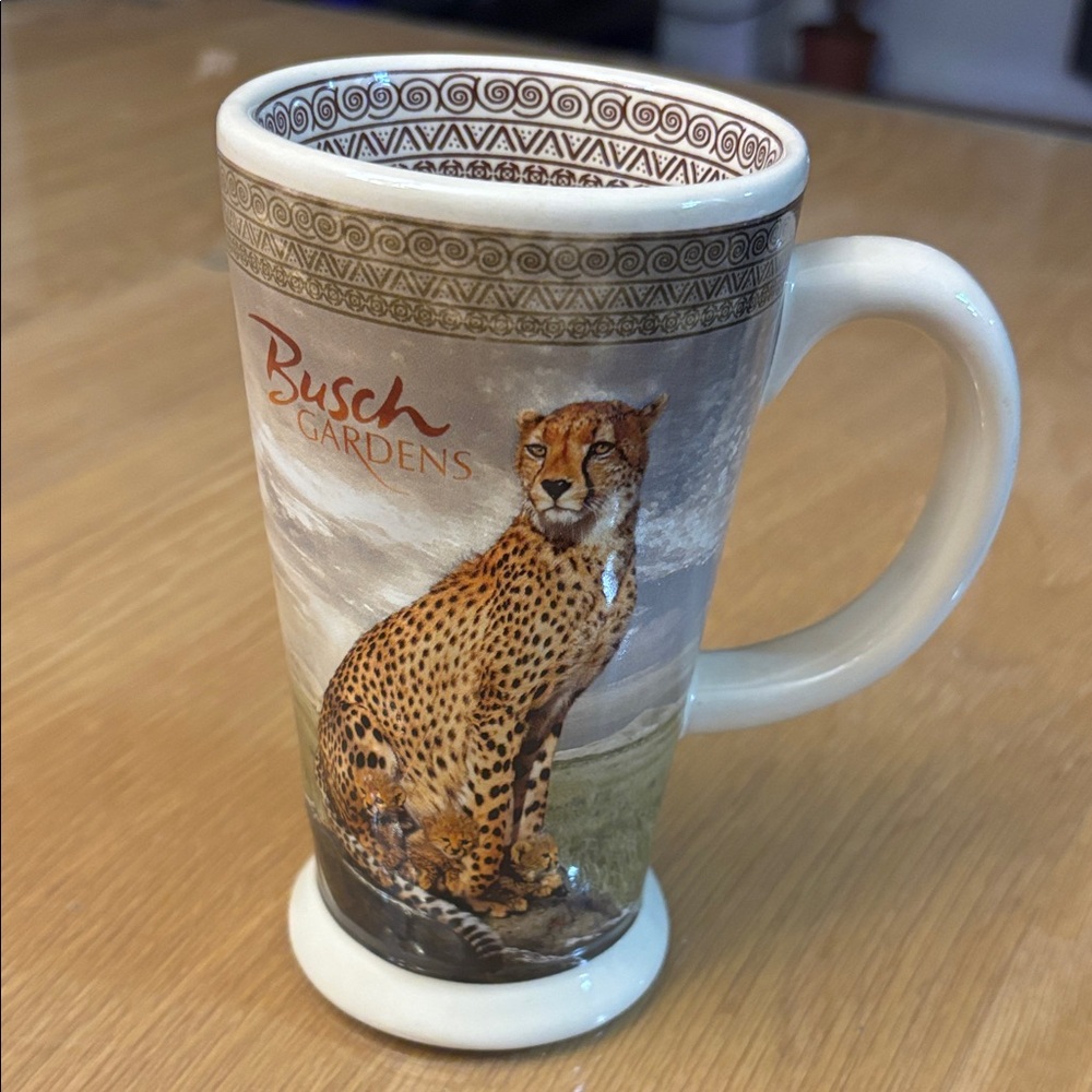 Busch Gardens Souvenir coffee mug.